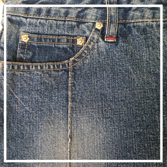 UNIONBAY | Blue Jean Denim Mini Skirt - Picture 6 of 7